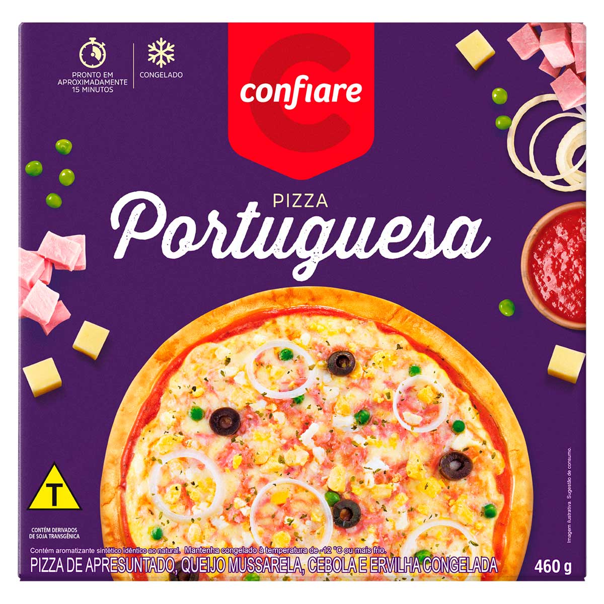 Pizza Portuguesa Confiare 460g