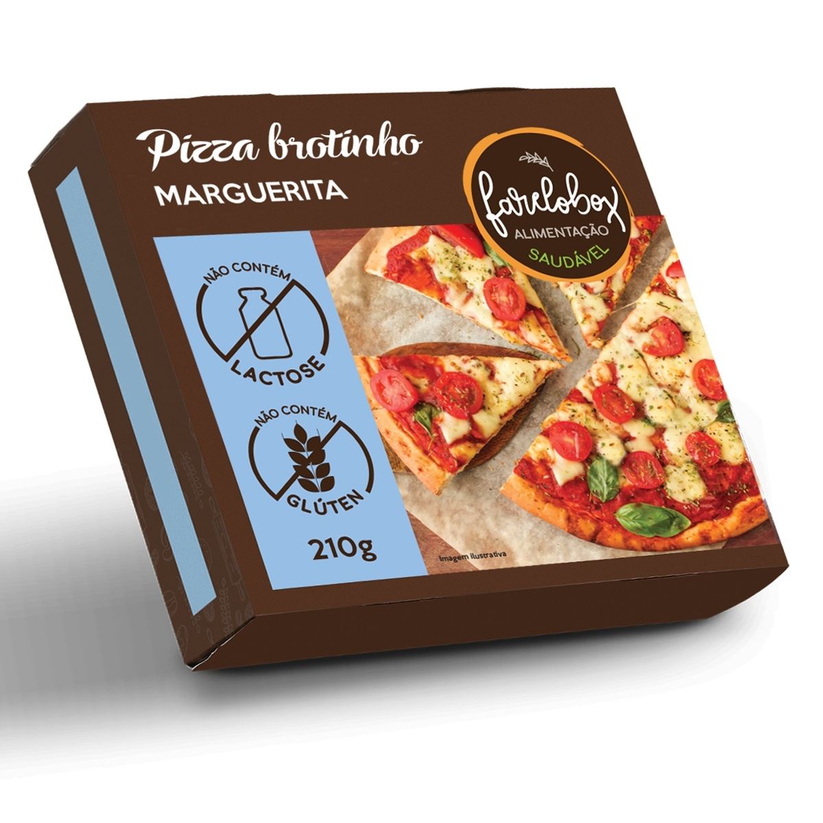 Pizza S Glu S Lac Farelobox Marguer 250 g