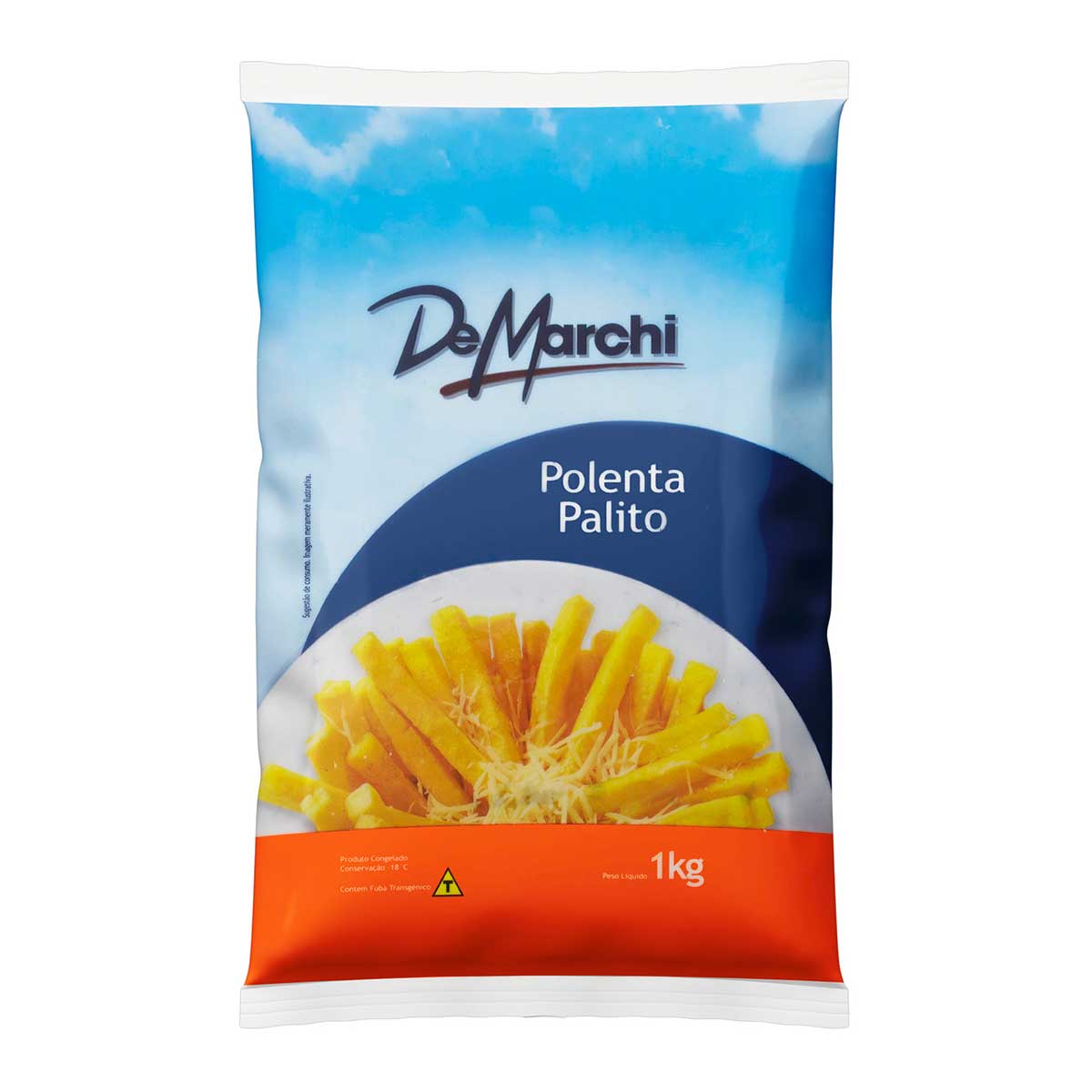 Polenta Pronta Palito Congelada De Marchi 1 Kg