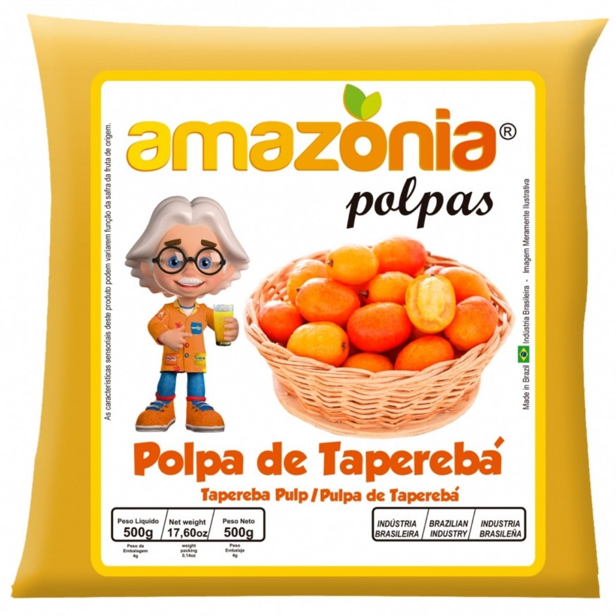 Polpa Congelada Amazônia Graviola 500 g