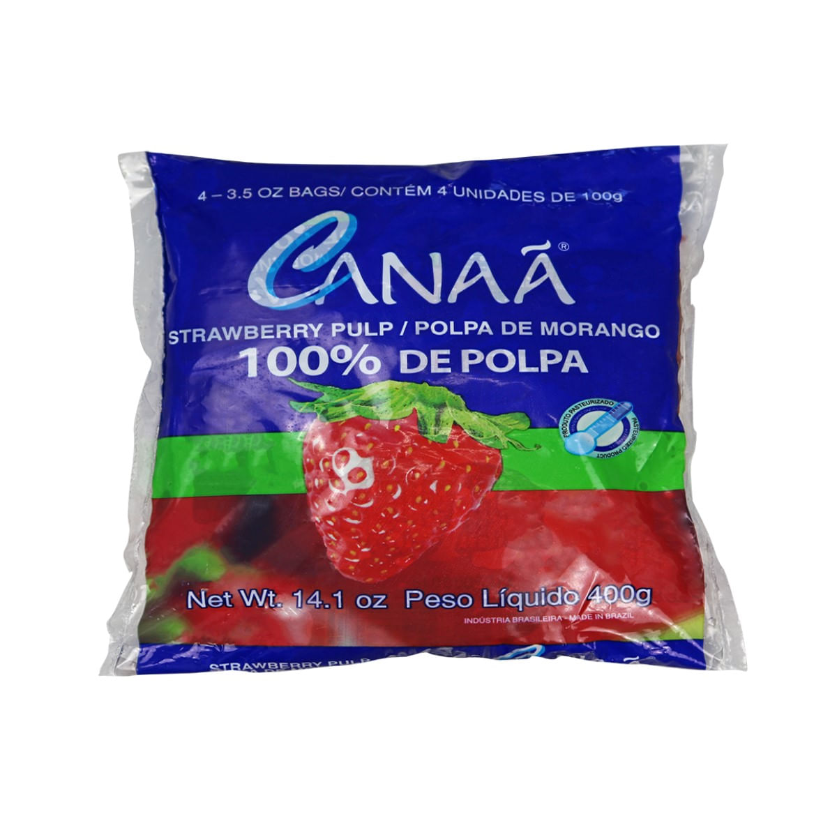 Polpa de Morango Canaã 400 g