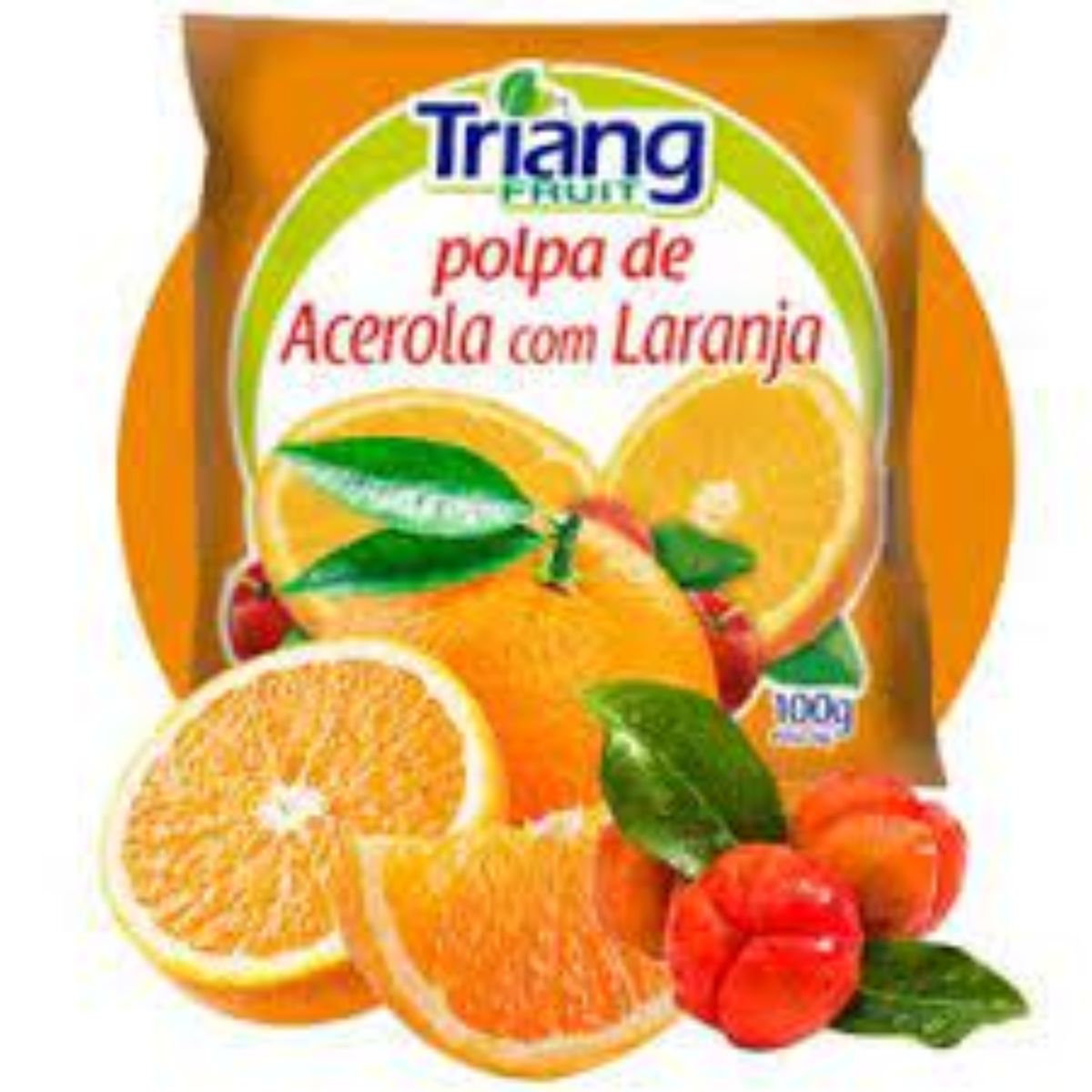 Polpa Congelada Acerola com Laranja Triang Fruit 100 g