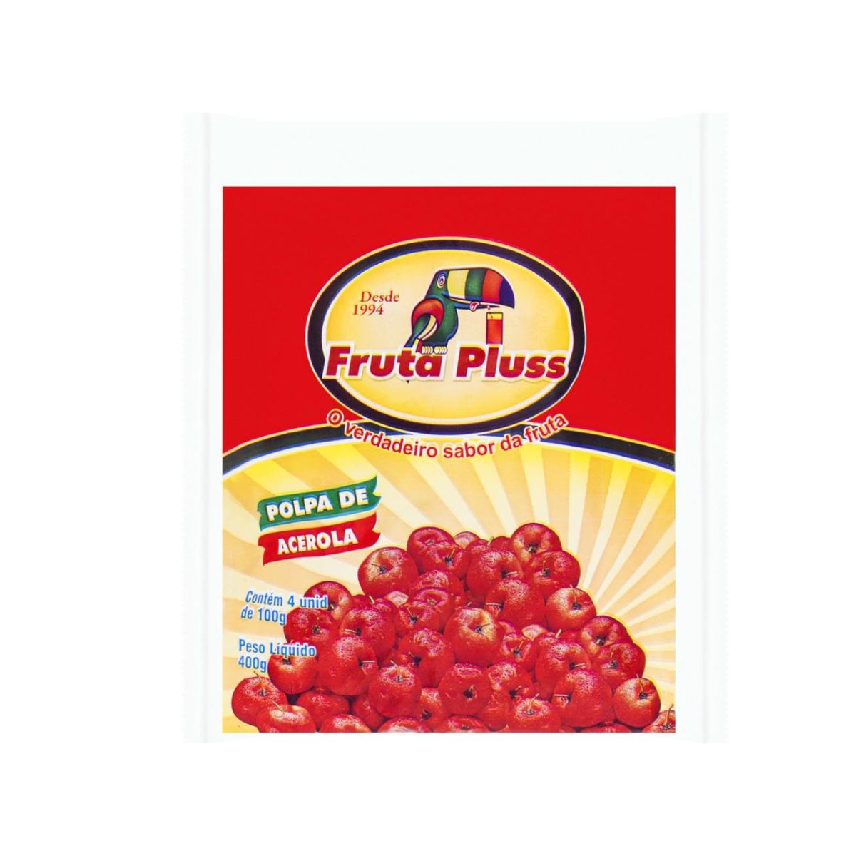 Polpa Congelada de Acerola Fruta Plus 400 g