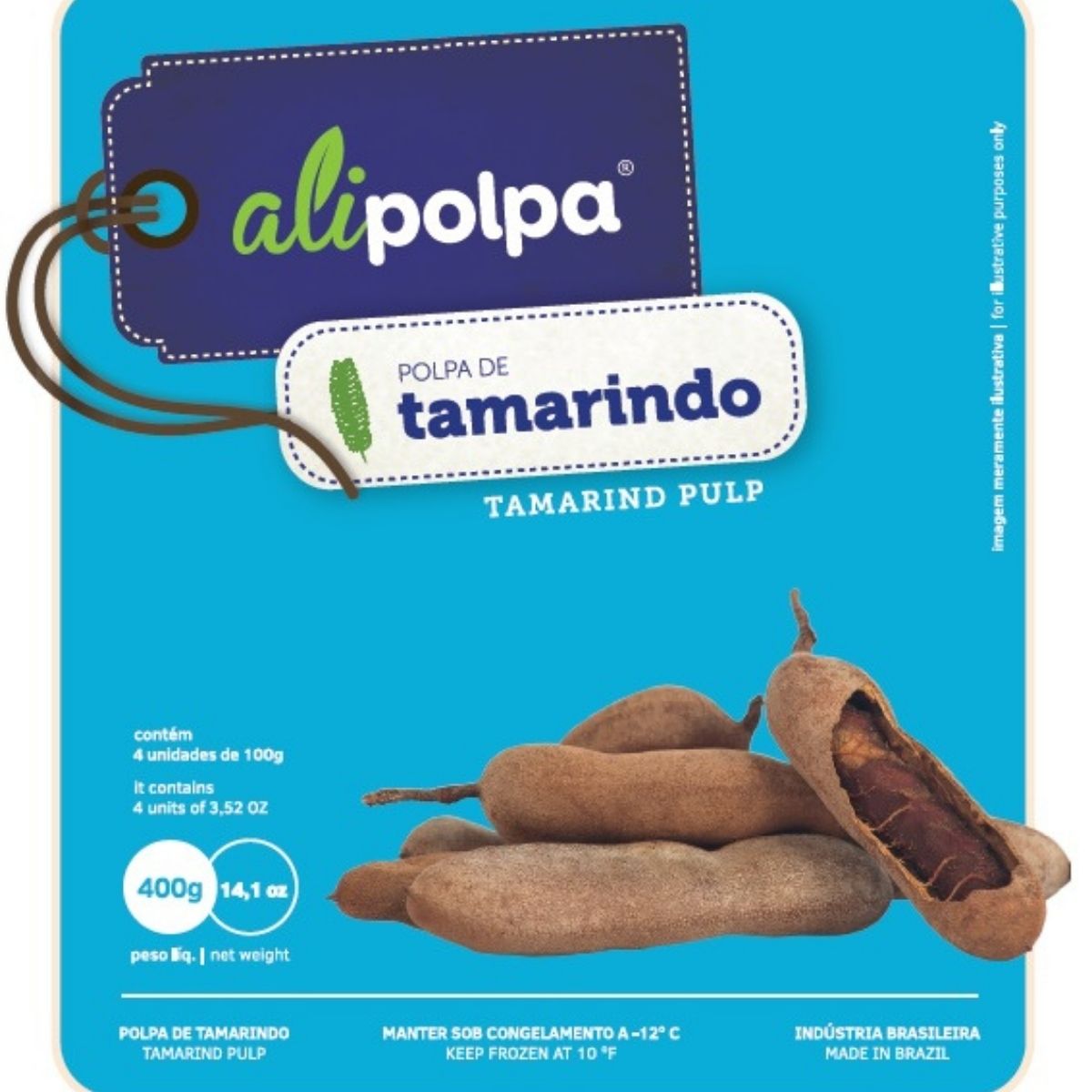 Polpa De Fruta Cong Tamarindo Ali 400 g