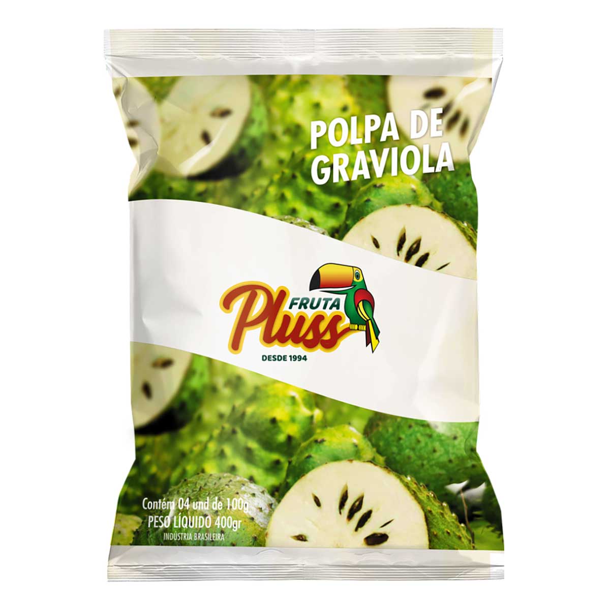 Polpa de Graviola Fruta Pluss 400 g