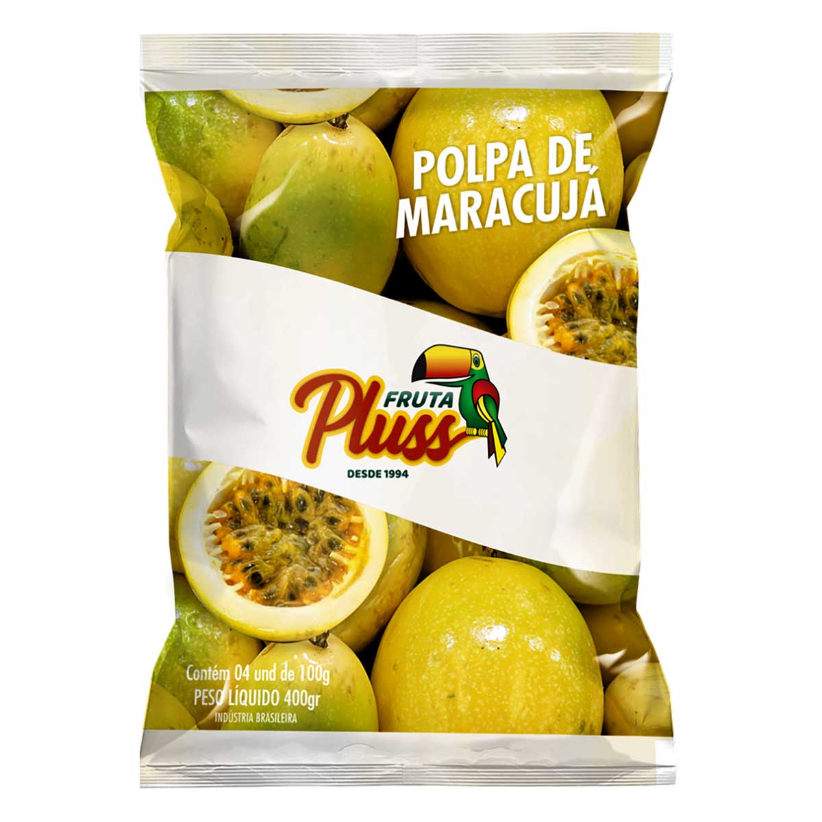 Polpa de Maracujá Fruta Pluss 100 g