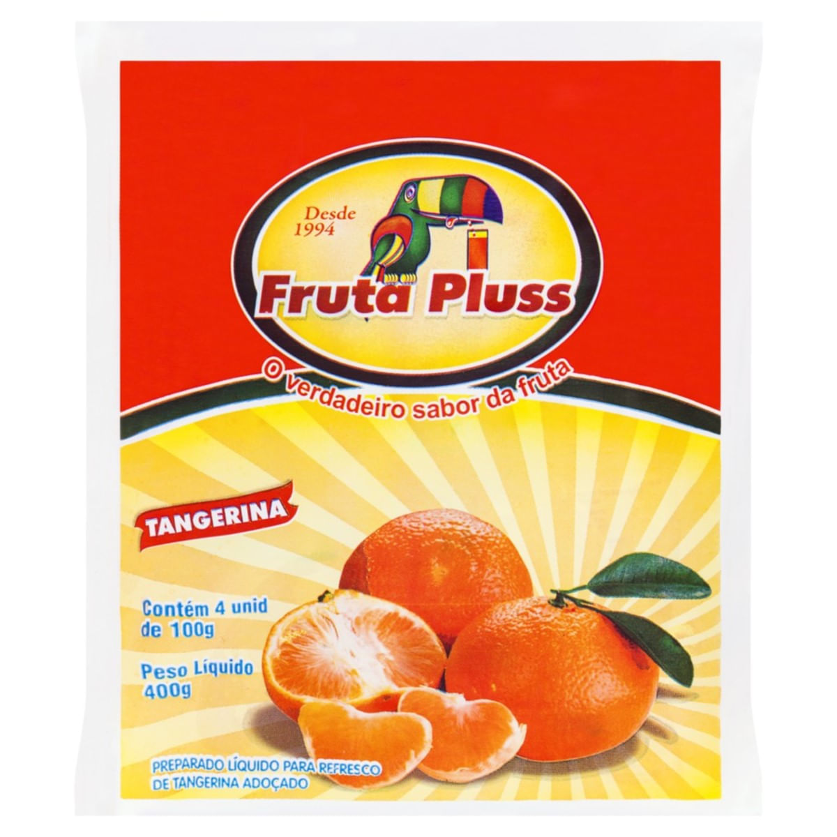 Polpa de Tangerina Fruta Pluss 100 g