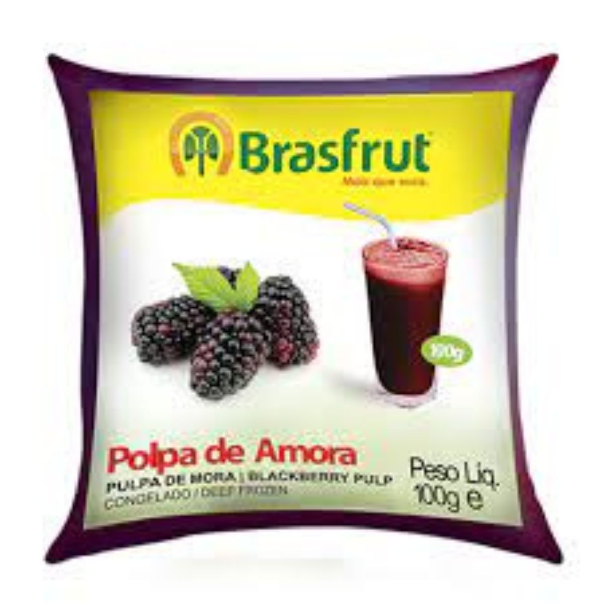 Polpa de Fruta Amora Brasfrut 100 g