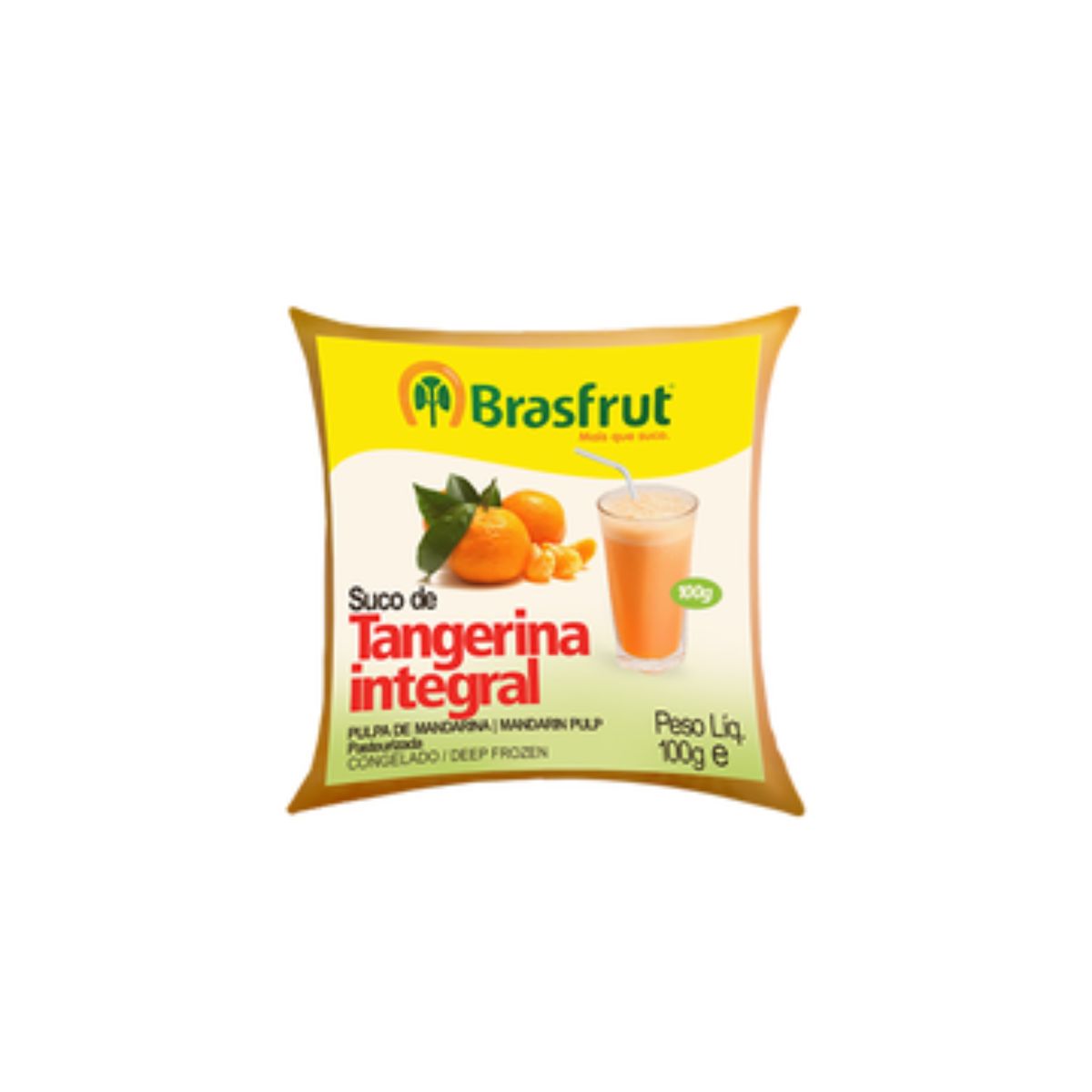 Polpa Fruta Tangerina Brasfrut 100 g