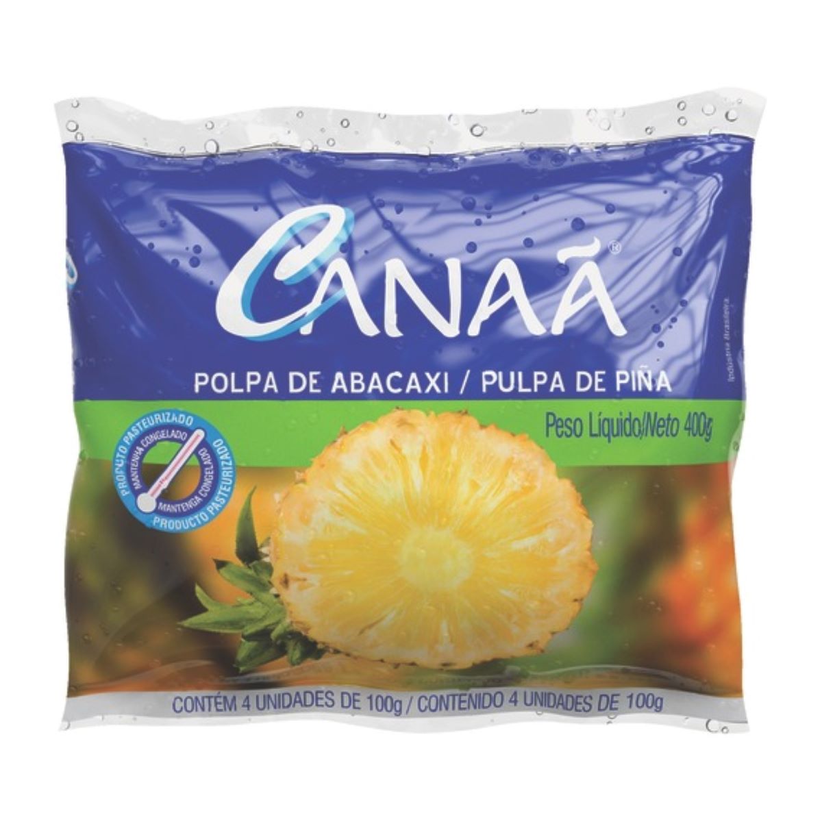 Polpa de Abacaxi Canaã 400 g