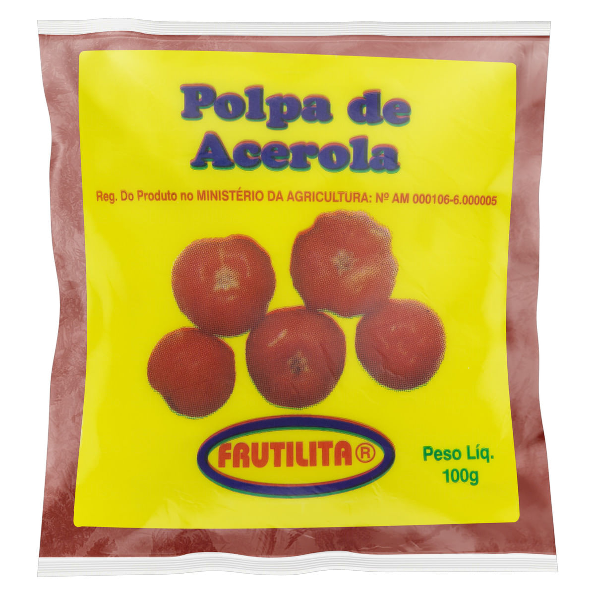 Polpa Fruta Frutilita Acerola 100 g