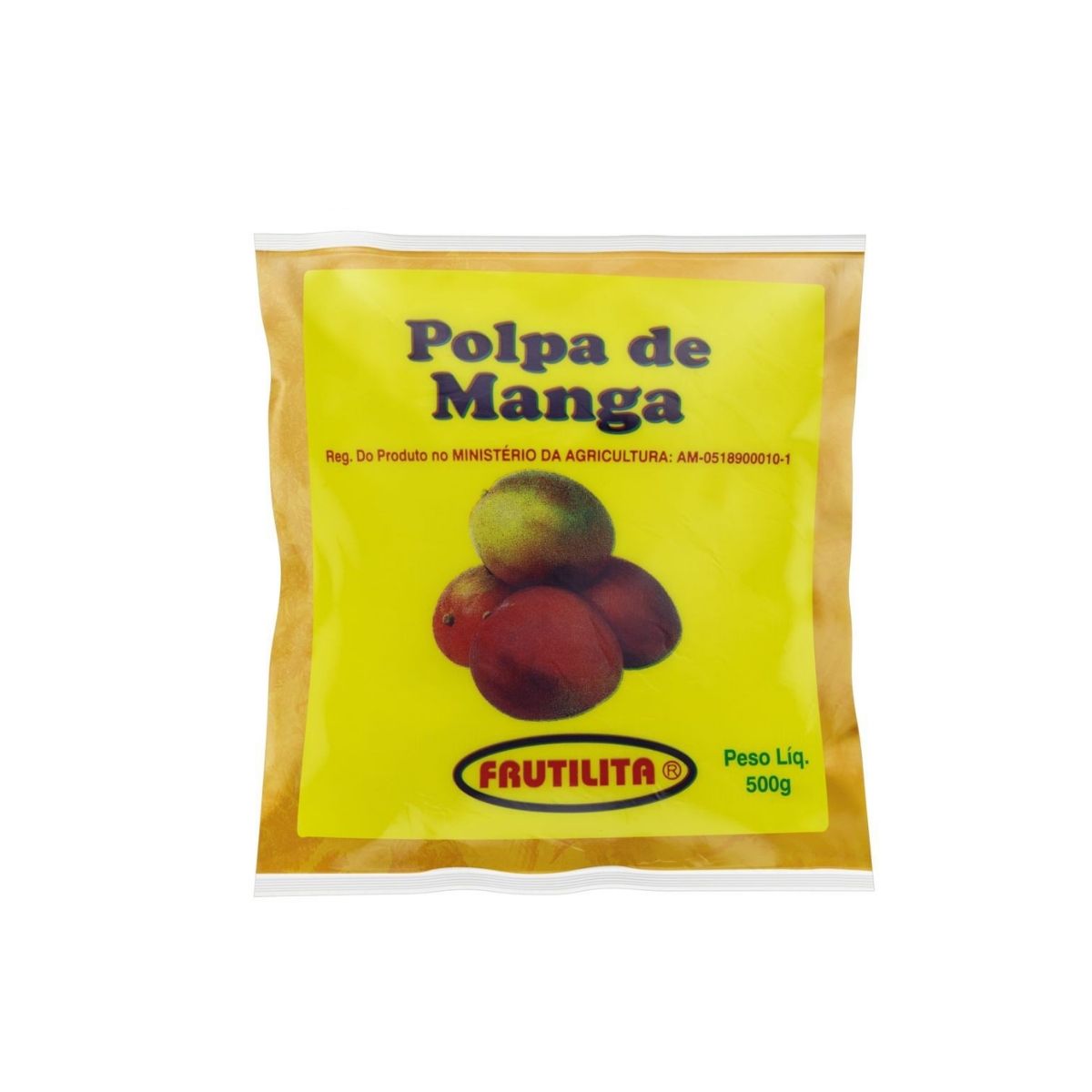 Polpa Fruta Manga Frutilita 500 g