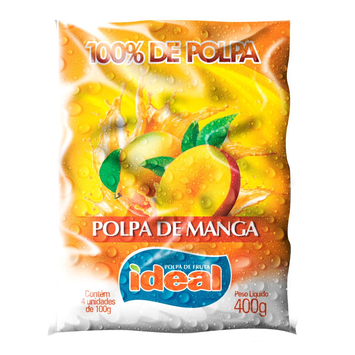 Polpa de Manga Polpa Ideal 400 g