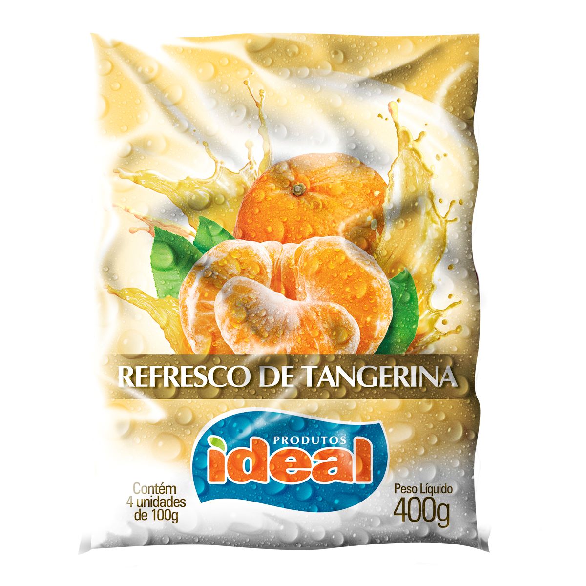 Polpa de Tangerina Polpa Ideal 400 g