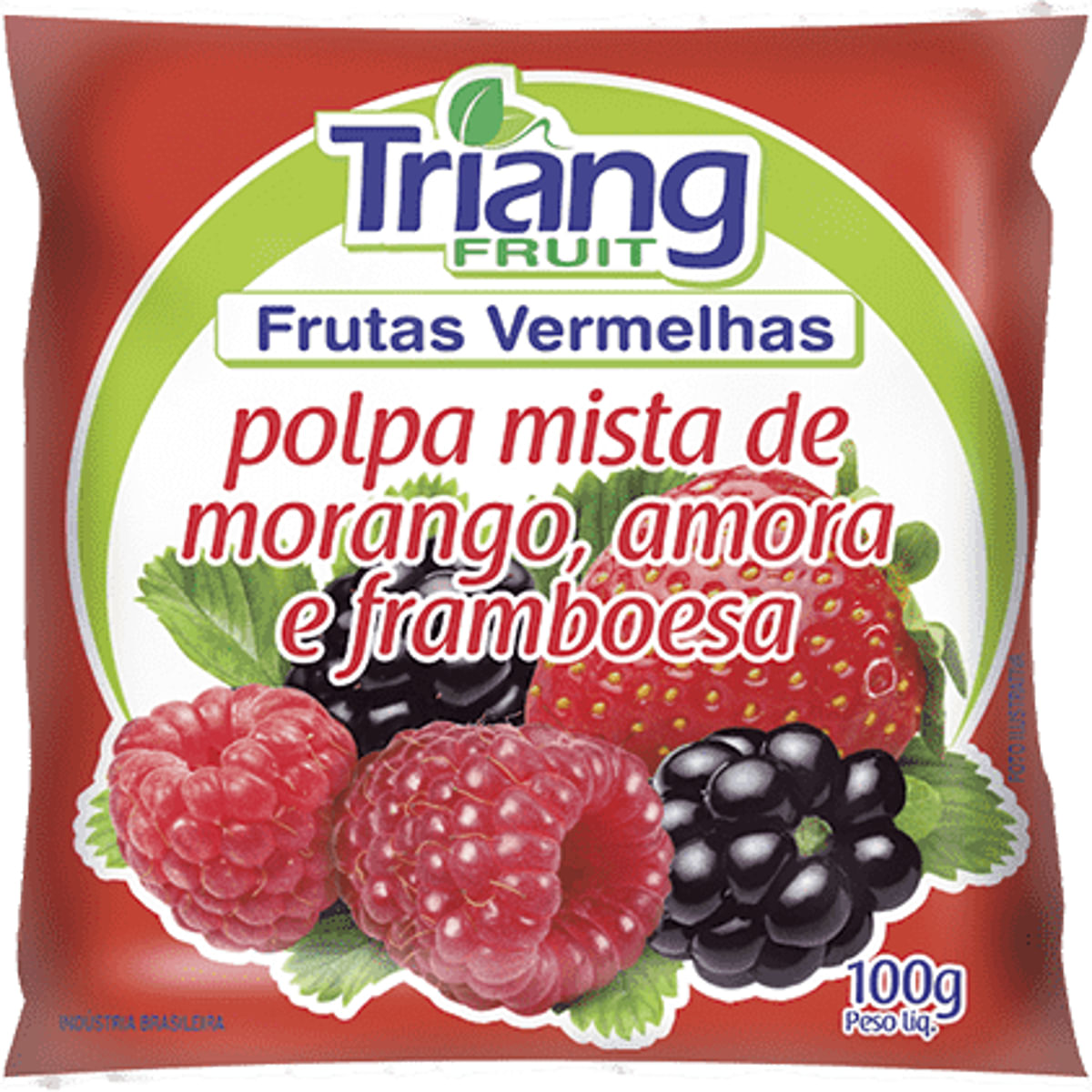 Polpa de Frutas Vermelhas Triang Fruit 100g