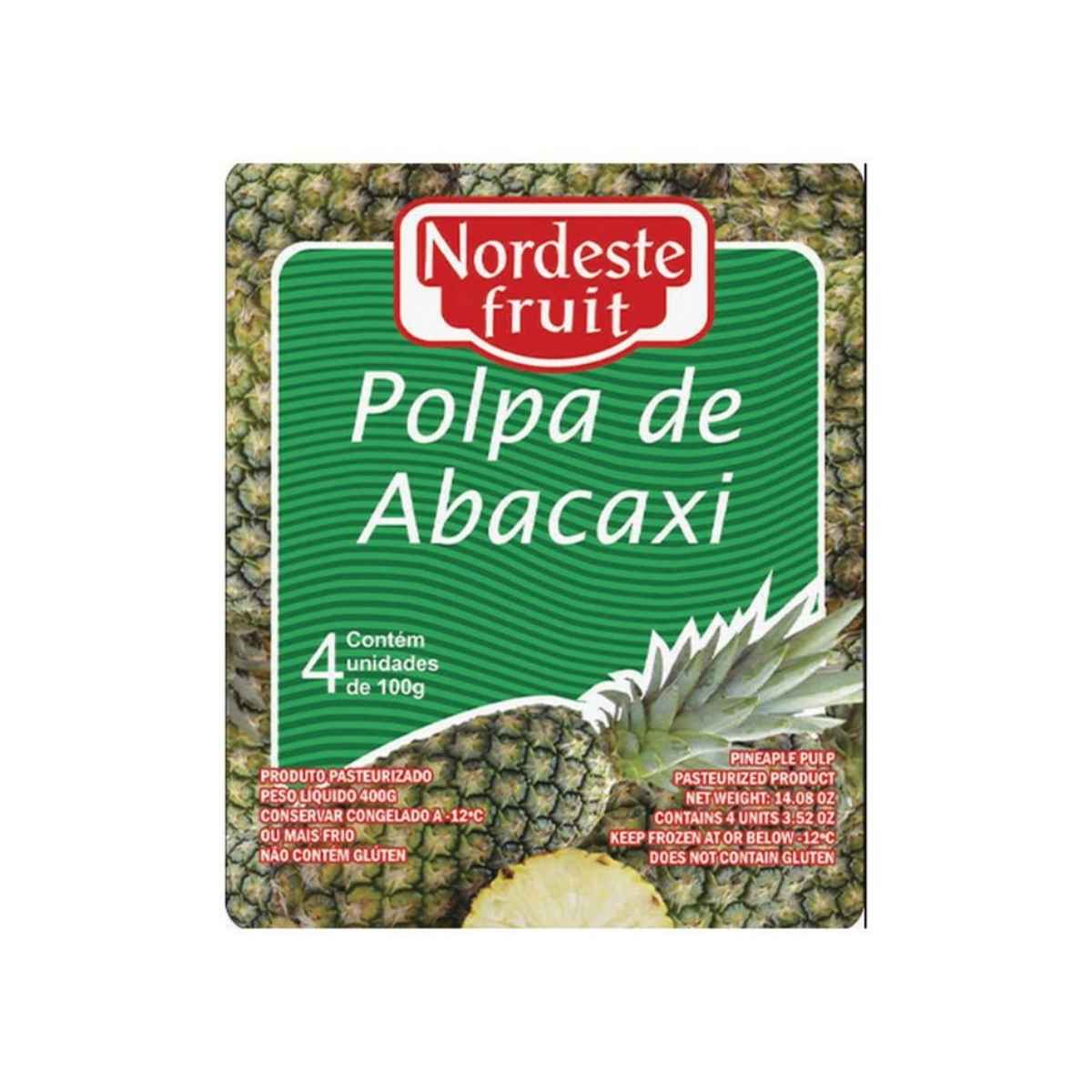 Polpa Nordeste Fruit de Abacaxi 400 g