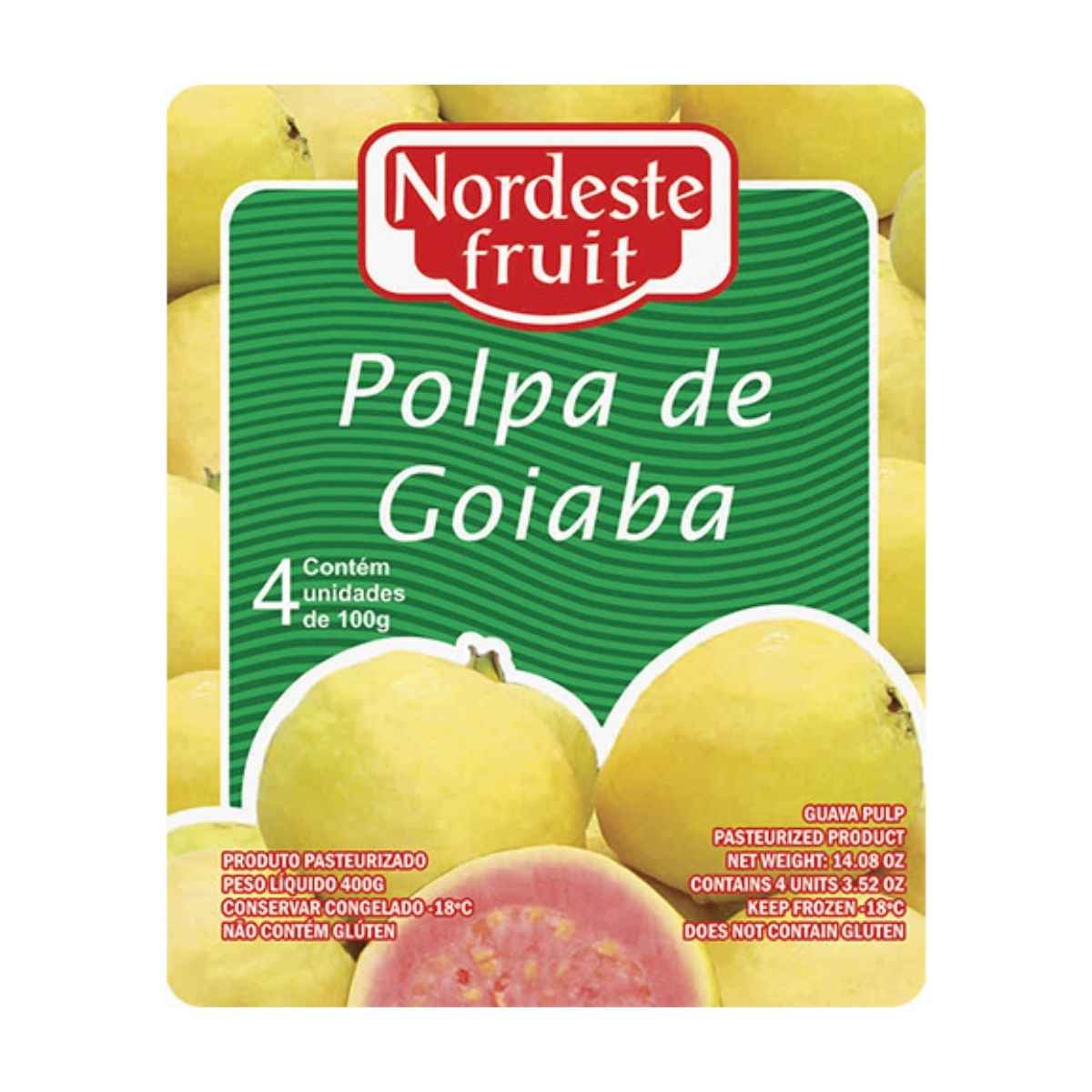 Polpa Nordeste Fruit de Goiaba 400 g