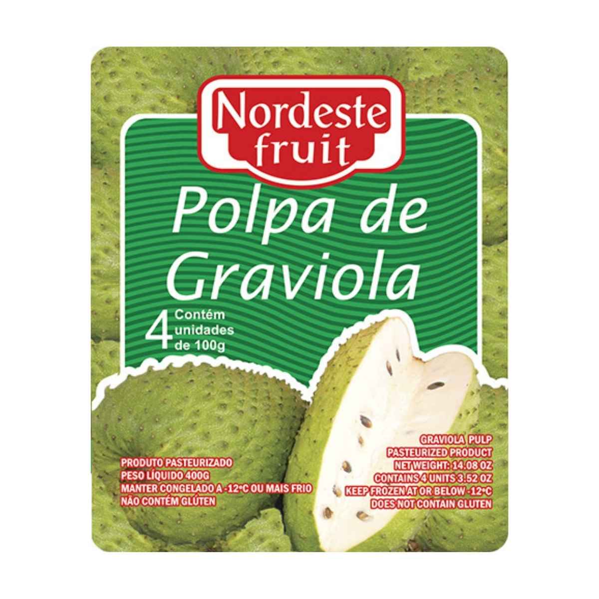 Polpa Nordeste Fruit de Graviola 400 g