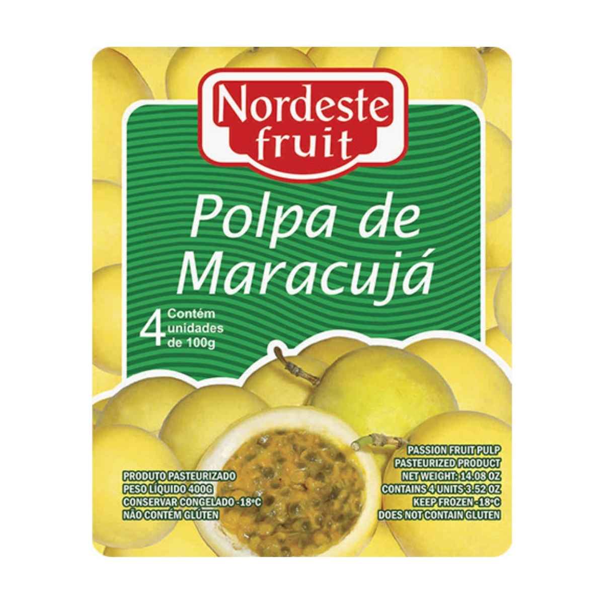 Polpa Nordeste Fruit de Maracuja 400 g