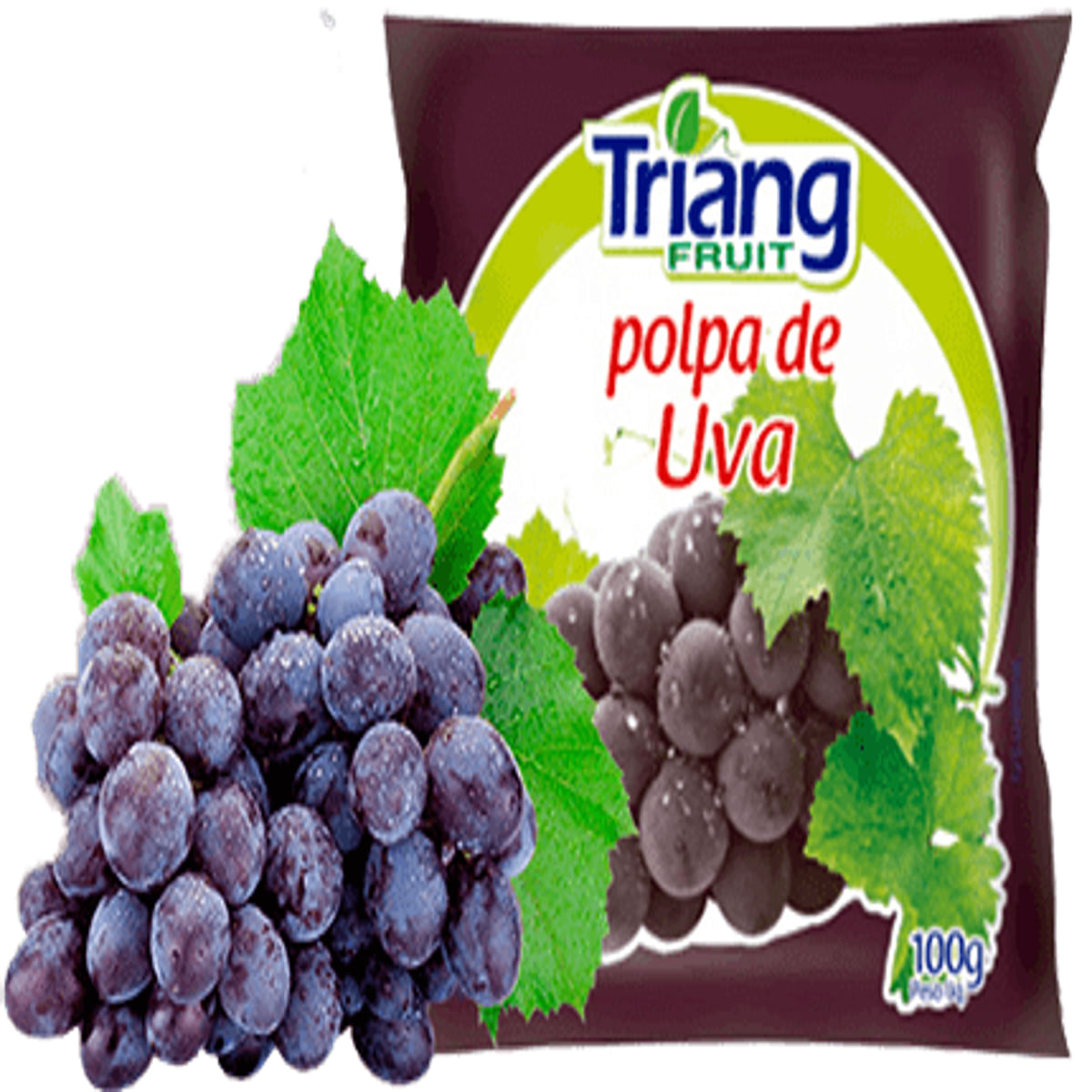 Polpa de Uva Triang Fruit 100g