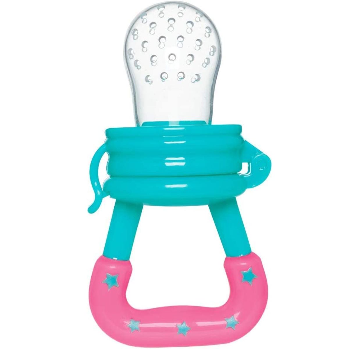 Alimentador para Bebês de Silicone Buba Rosa e Azul