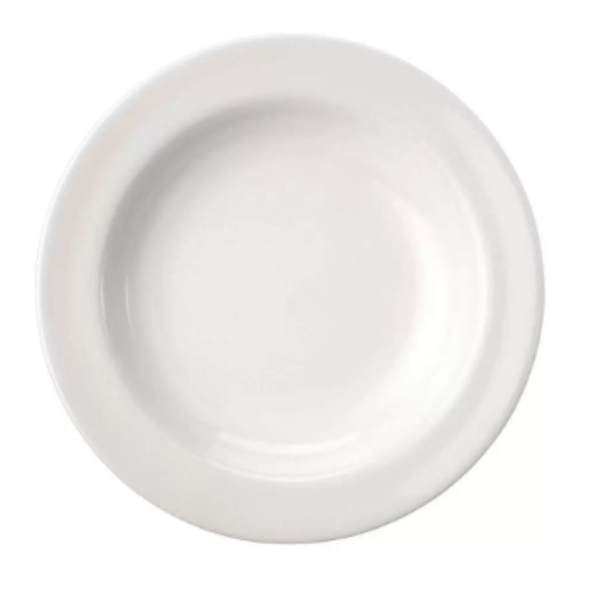 Prato Fundo de Porcelana Branco 19cm Schmidt