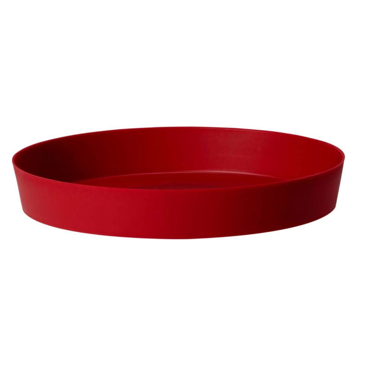 Prato para Vaso Veneza West Garden Vermelho 20 cm