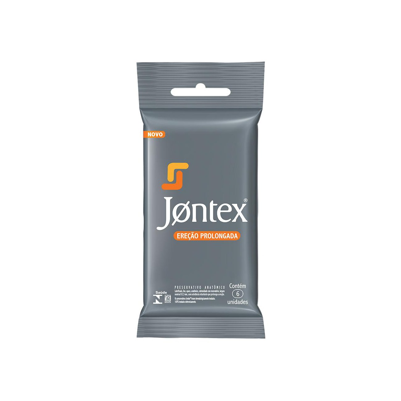 Preservativo Masculino Retardante Jontex Marathon com 6 Unidades