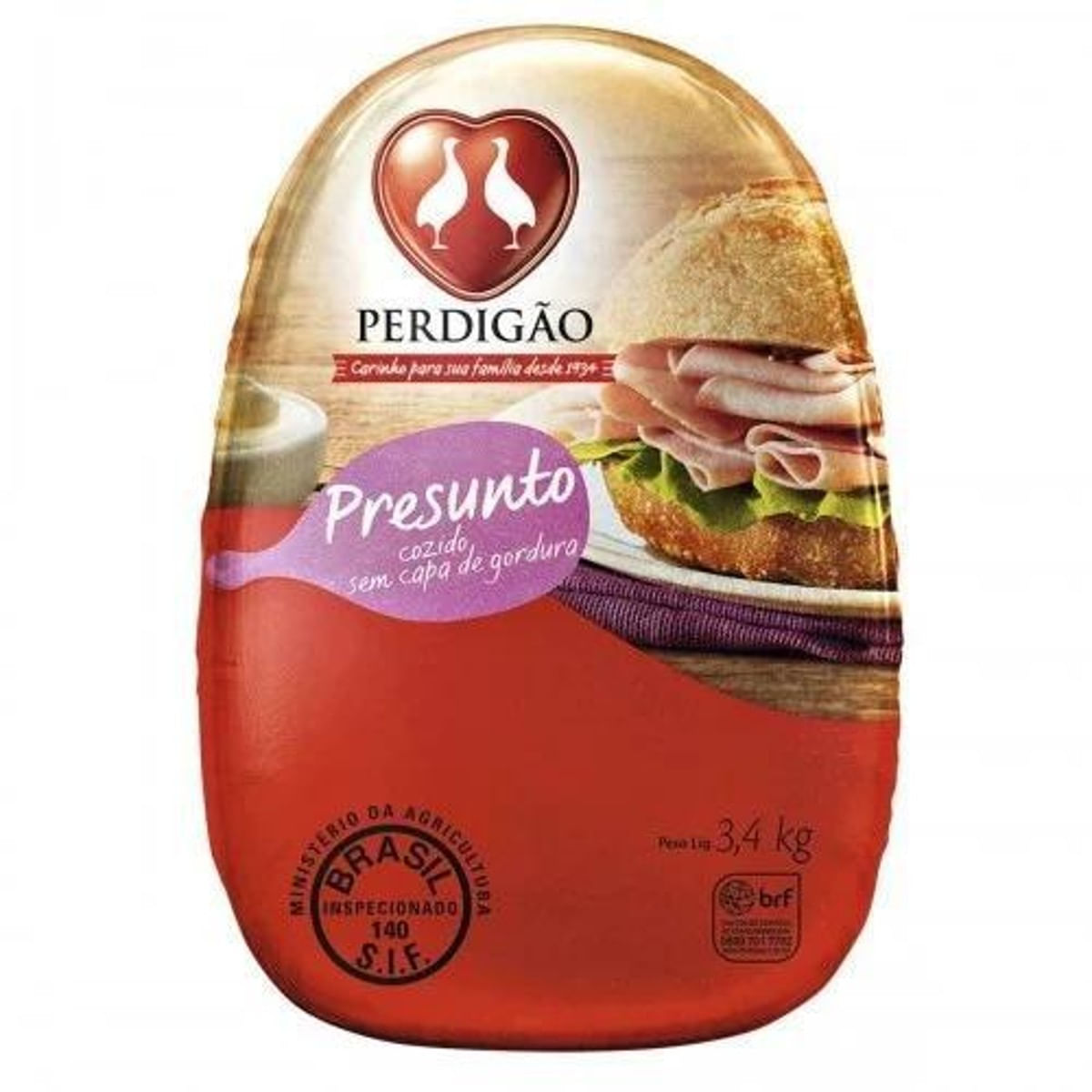 Presunto Cozido Magro Perdigão Aprox. 200g