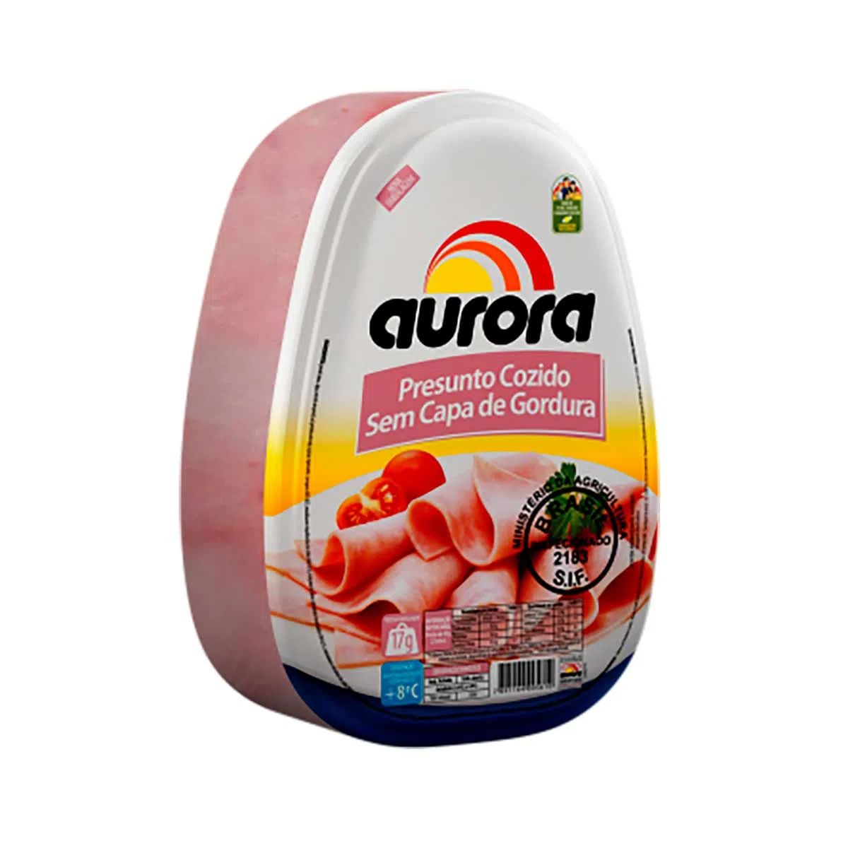 Presunto Cozido Sem Capa Magro Aurora Aprox. 200g