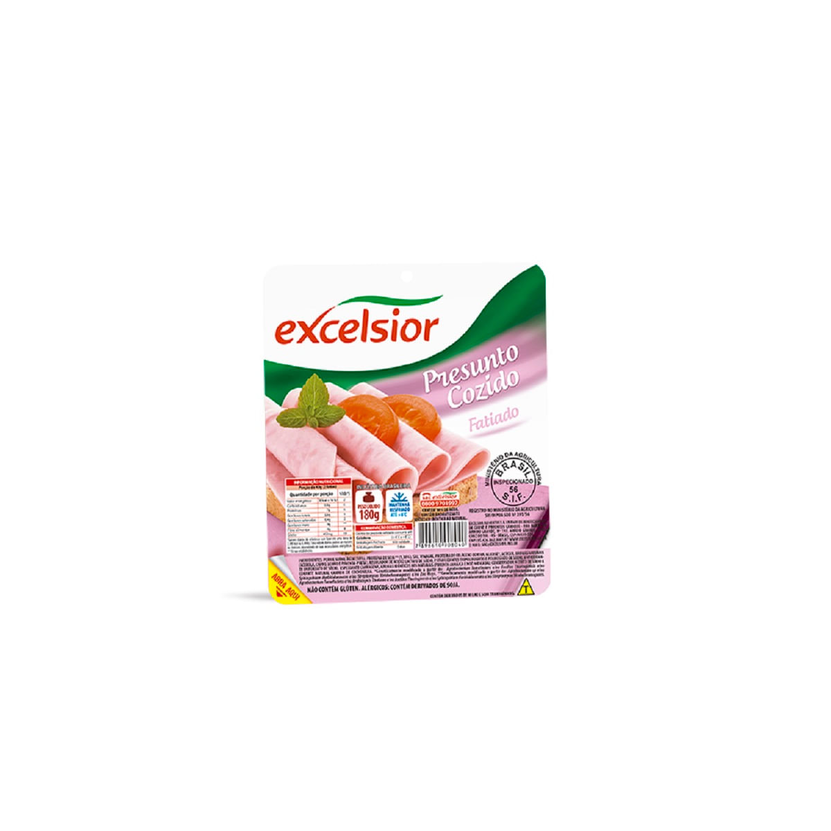 Presunto Fatiado Excelsior 180g