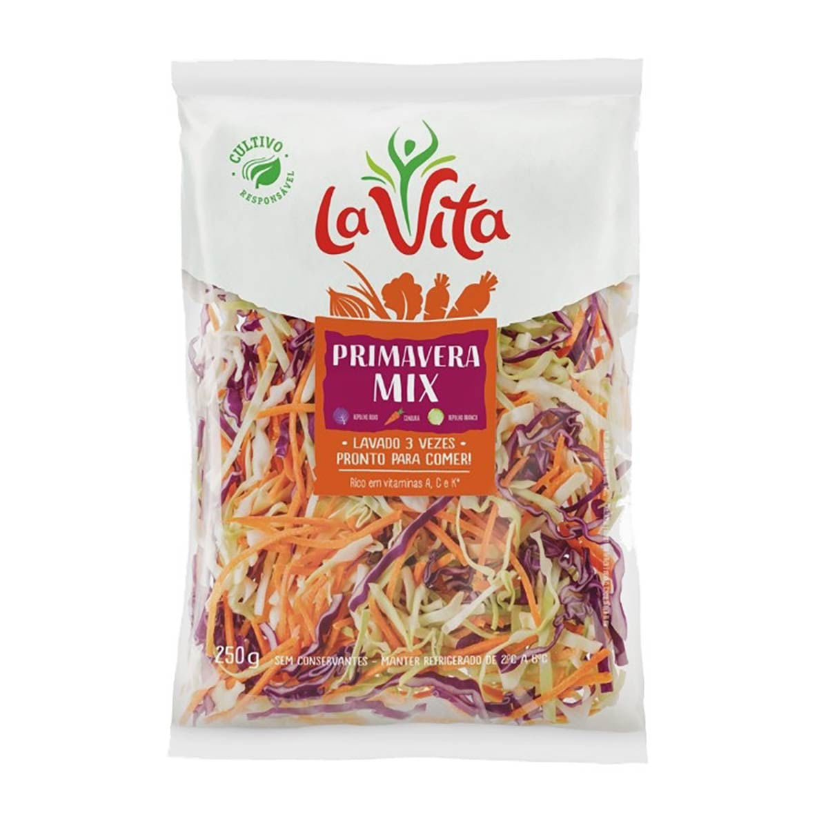 Primavera Mix La Vita Higienizada 250 g