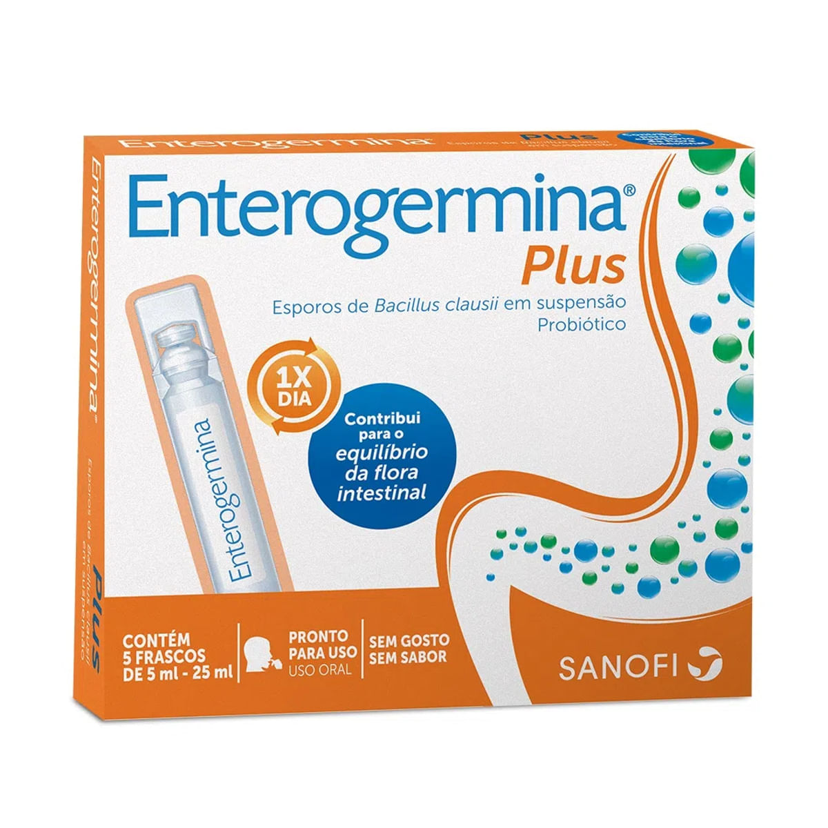 Probiótico Enterogermina Plus 5 Unidades 5 ml