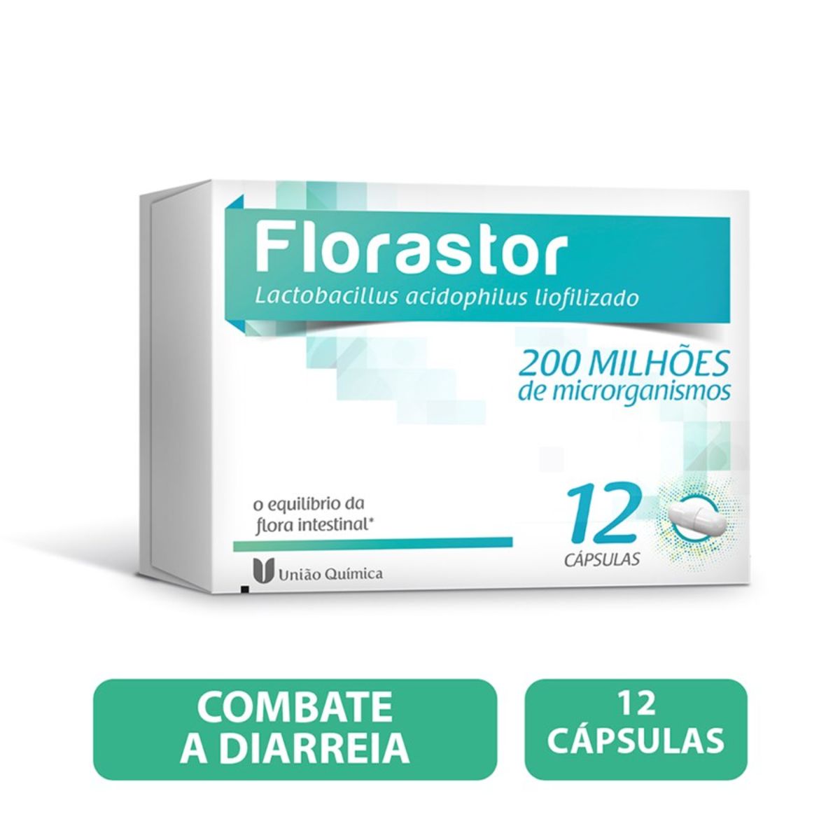 Probiótico Florastor 200 Milhões Com 12 Cápsulas