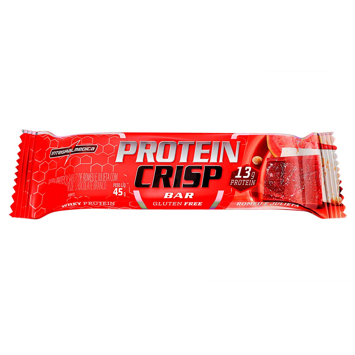 Barra de Proteína Protein Crisp Romeu e Julieta Integralmedica 45g