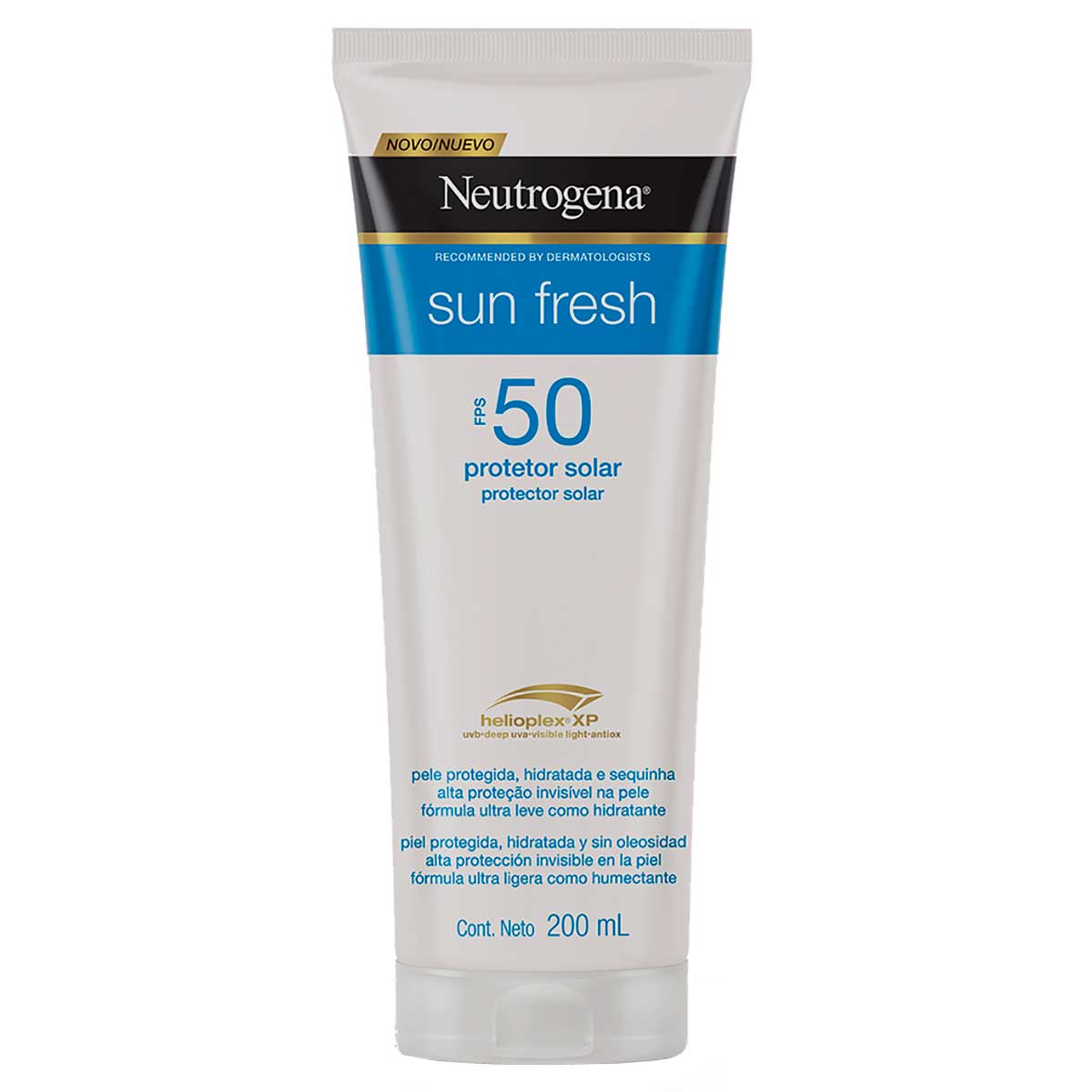 Protetor Solar FPS 50 Neutrogena Sun Fresh 200 Ml