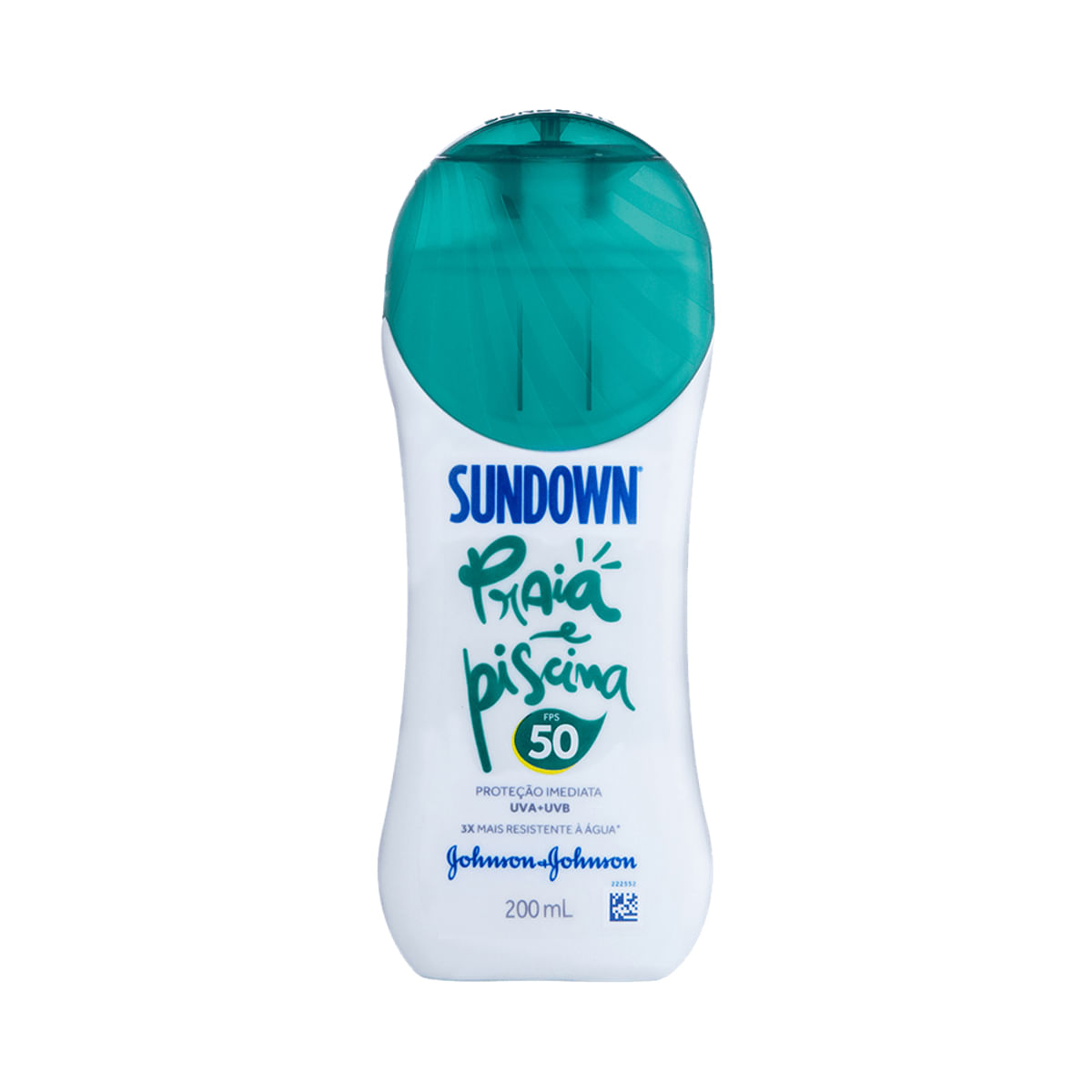 Protetor Solar FPS 50 Sundown Resistente Embalagem Econômica 200 Ml