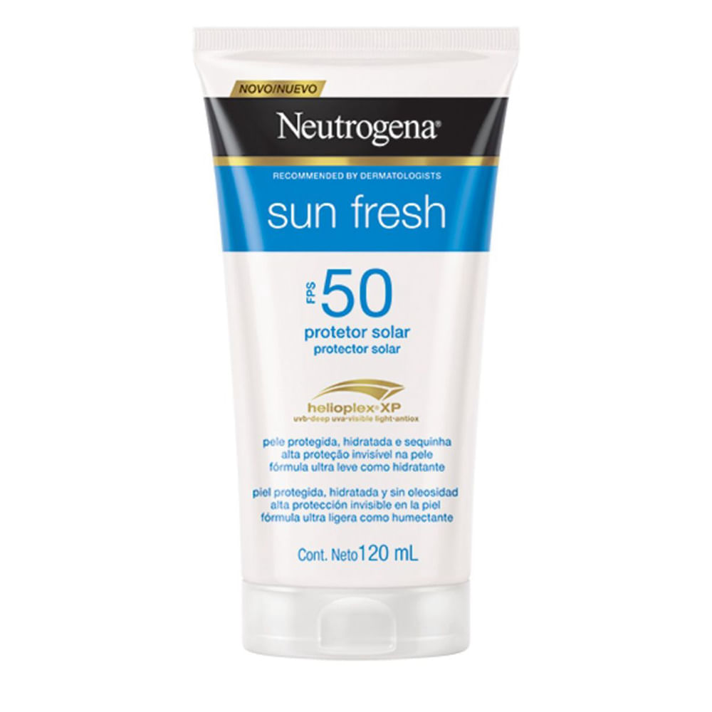 Protetor Solar Neutrogena Sun Fresh FPS 50 120 ml