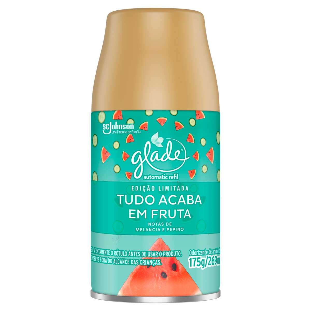 Odorizador de Ambiente Glade Automatic Tudo Acaba em Fruta 269ml Refil