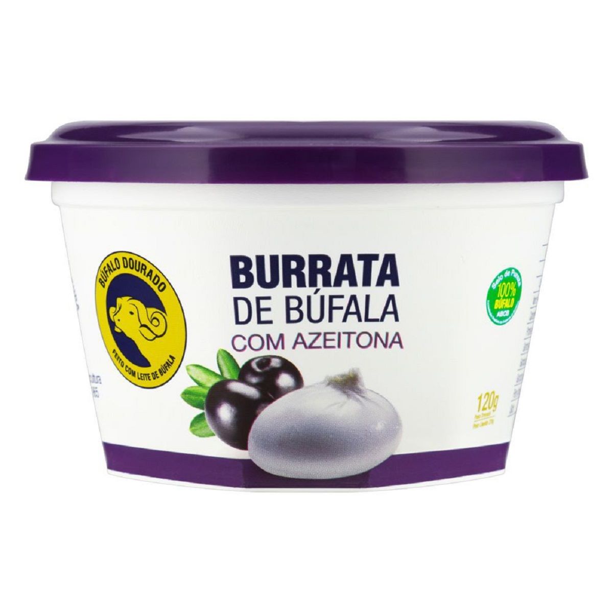 Queijo Burrata com Azeitona Búfalo Dourado 120 g