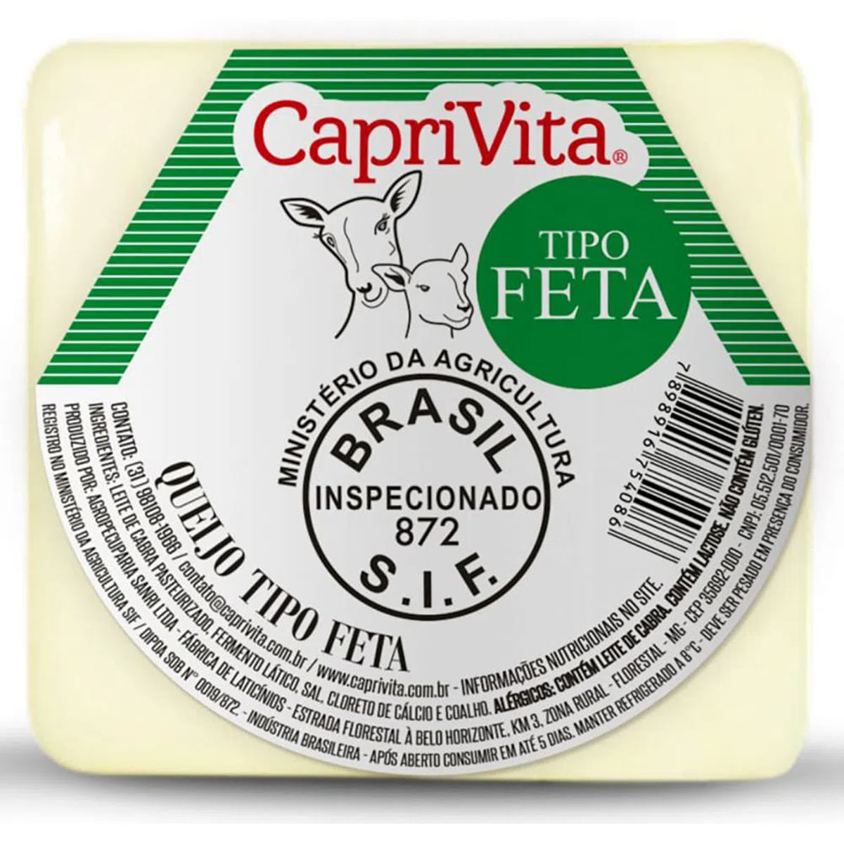 Queijo de Cabra Tipo Feta Caprivita