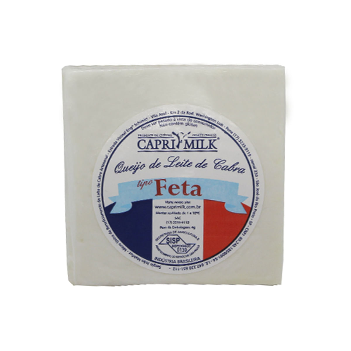 Queijo de Cabra Tipo Feta Caprimilk Aprox. 300g