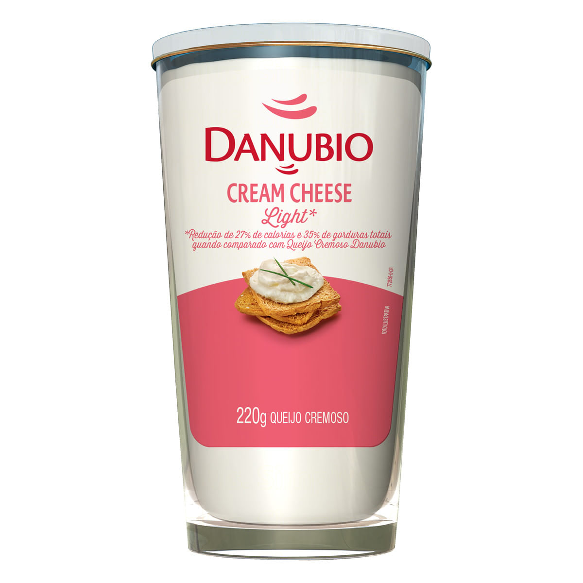 Cream Cheese Light Danubio Copo 220 g