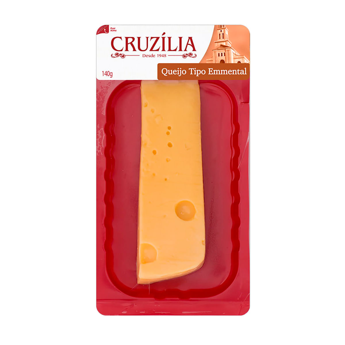 Queijo Emmental Fracionado Cruzilia 140 g