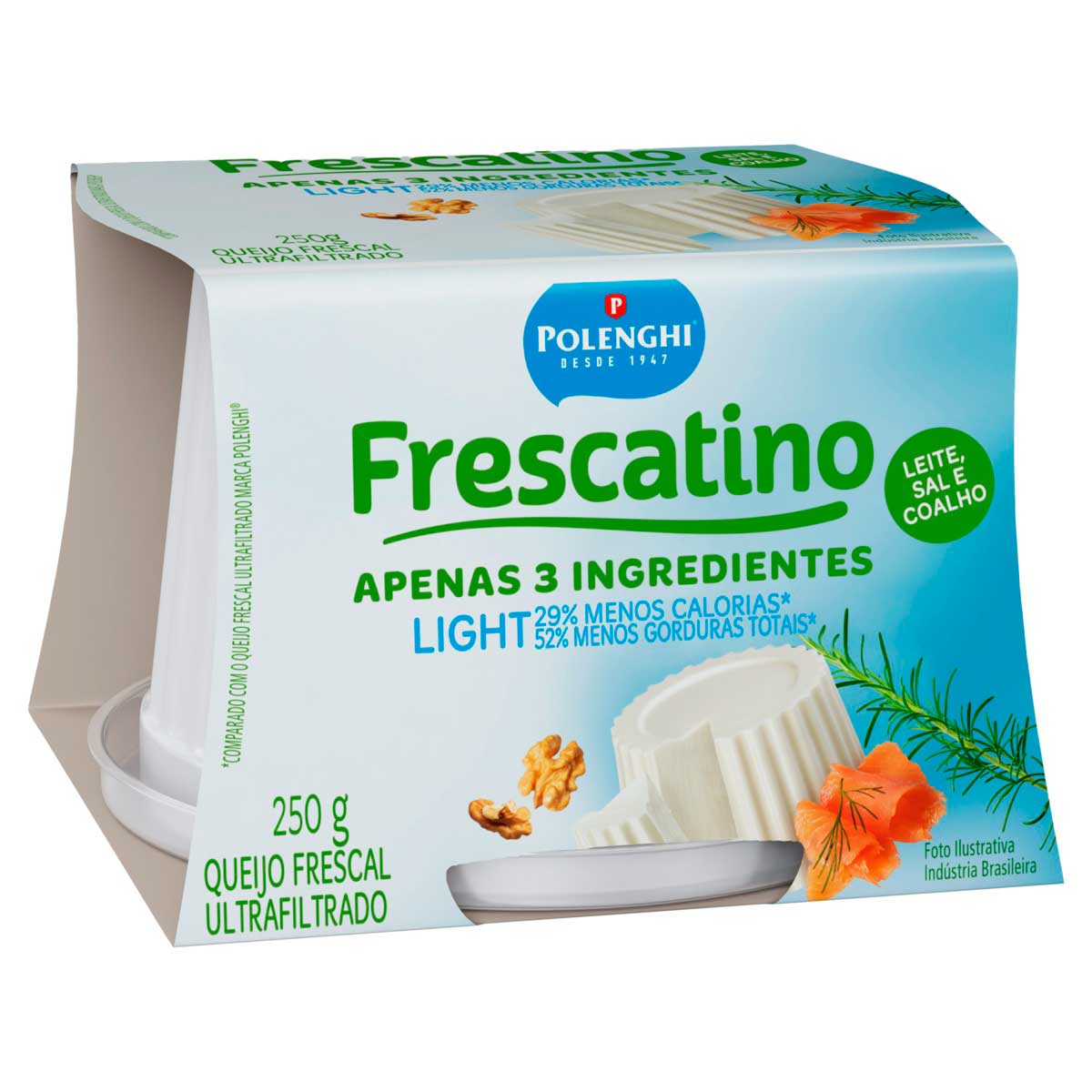 Queijo Frescal Light Frescatino Polenghi 250g