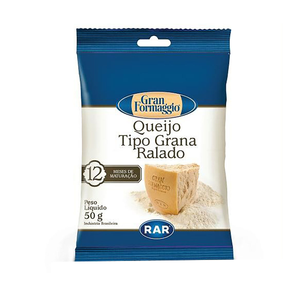 Queijo Grana Ralado Gran Formaggio Rar 50 g