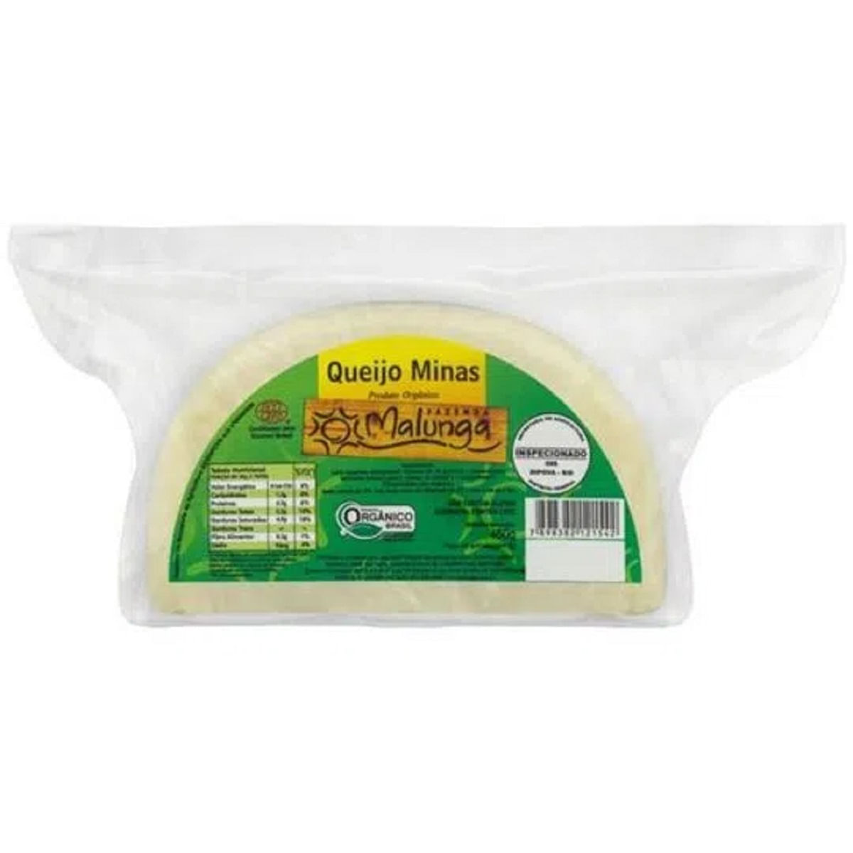 Queijo Minas Padrão Orgânico Malunga 450 g