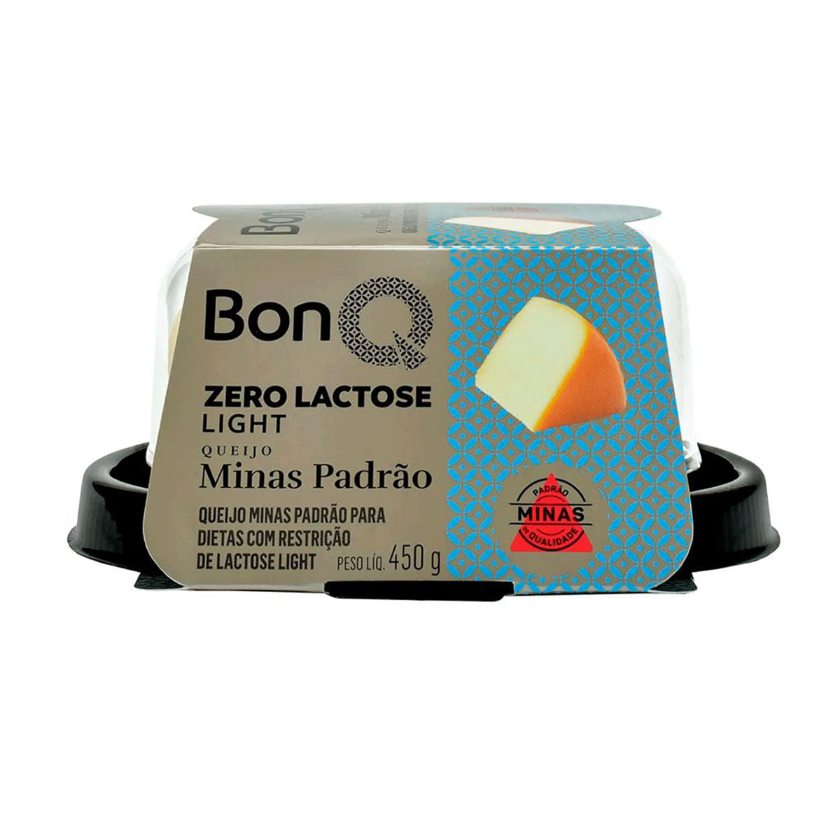 Queijo Minas Padrão Zero Lactose BonQ 450 g