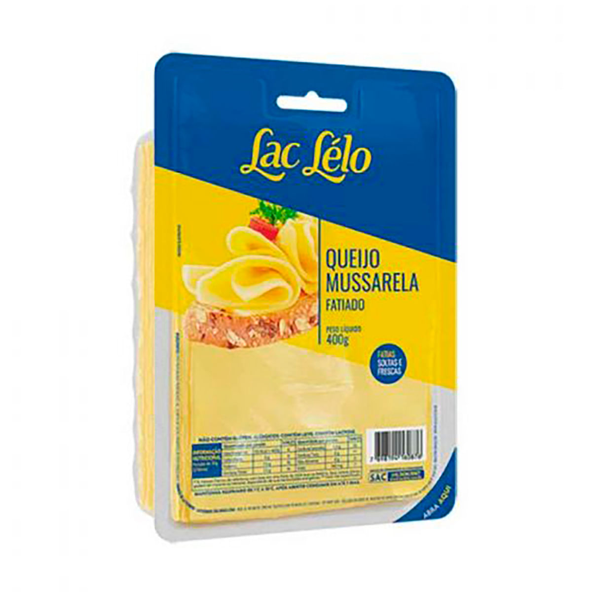 Queijo Mussarela Lac Lelo 400 g