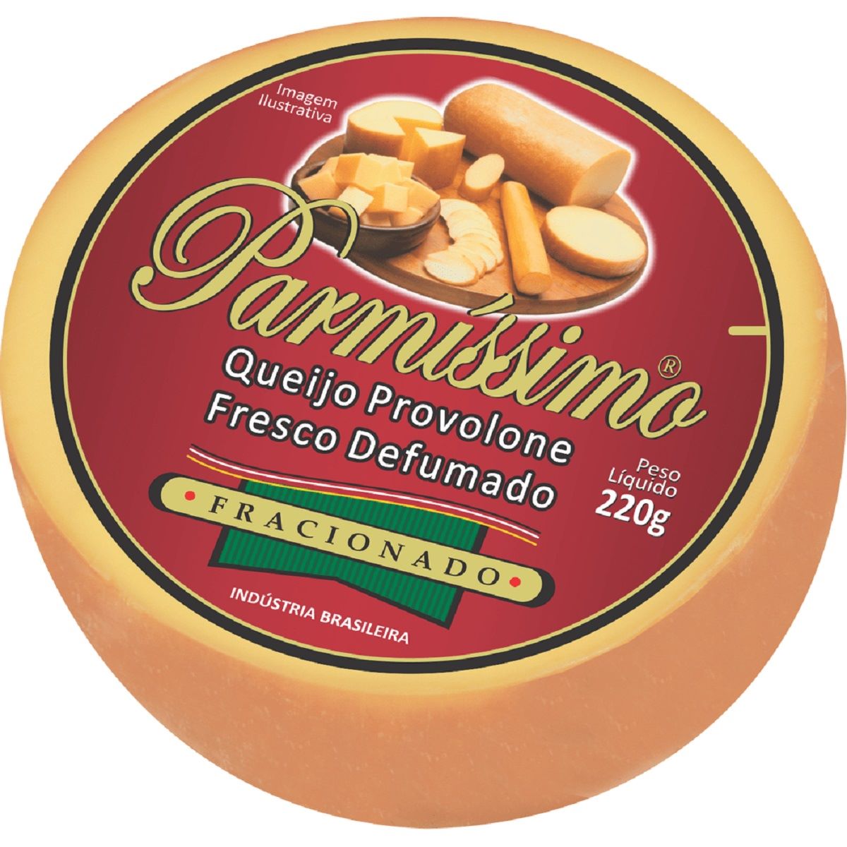 Queijo Provolone Pedaço Parmissimo 220 g